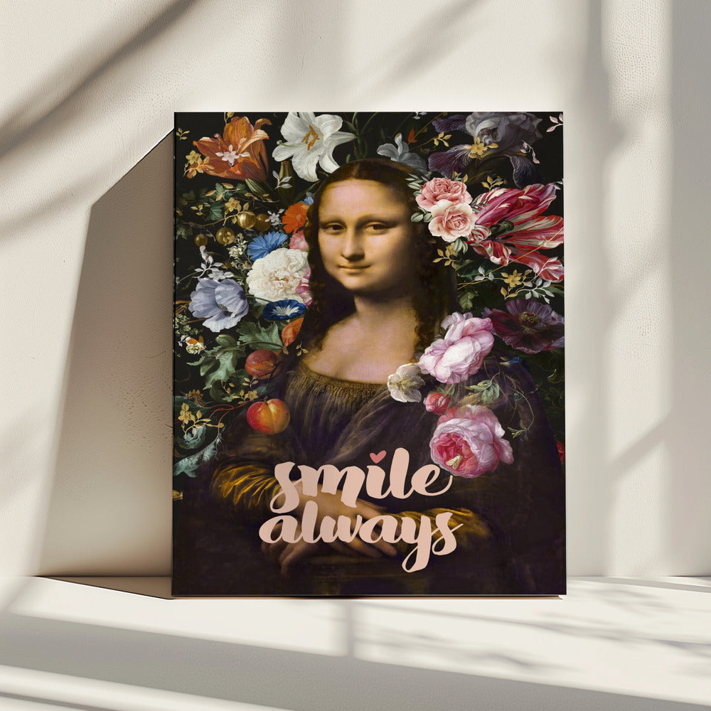 Lach altijd, Mona Lisa | Canvas