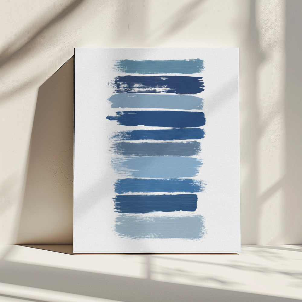 Ombre Blauw | Canvas