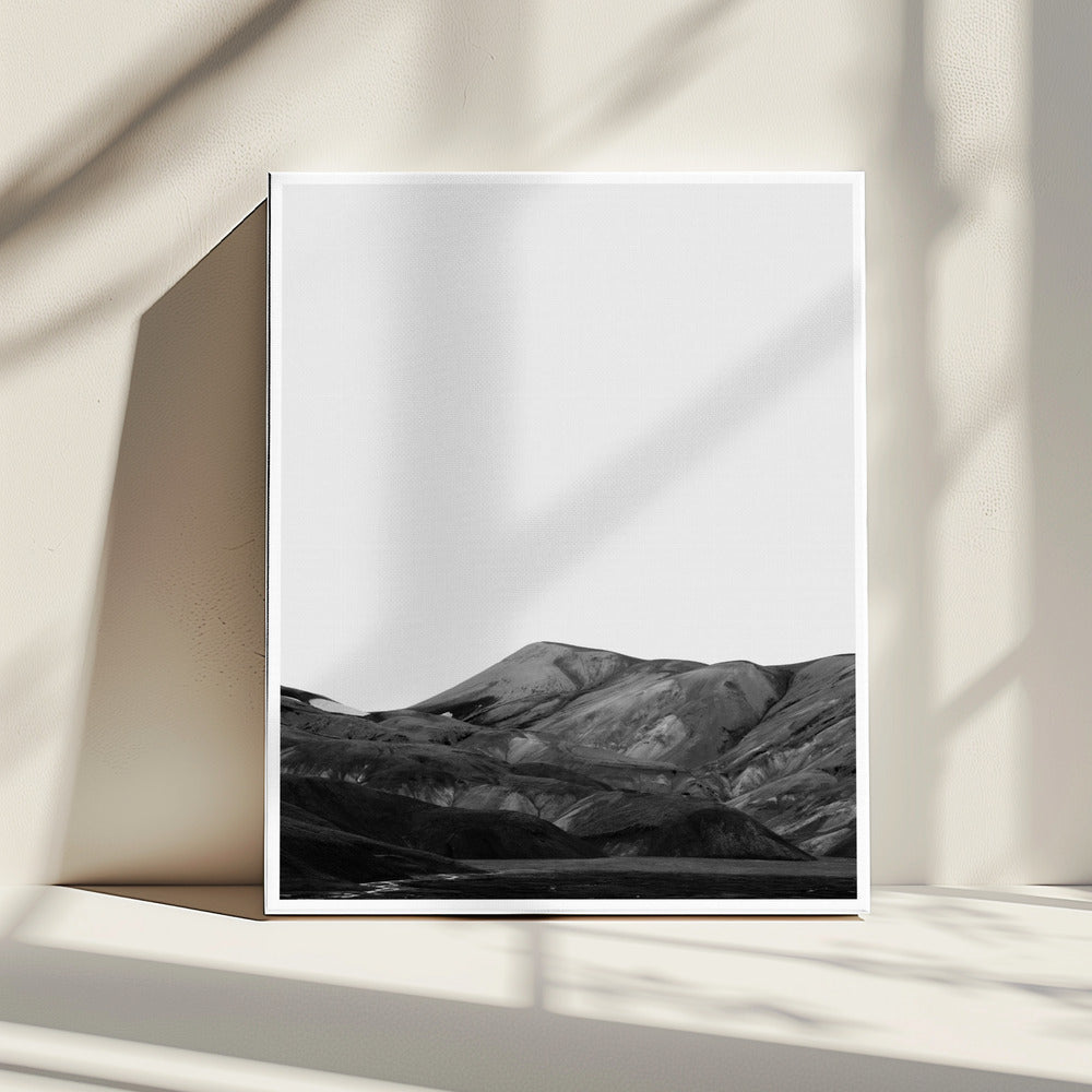 Monochrome bergen | Canvas