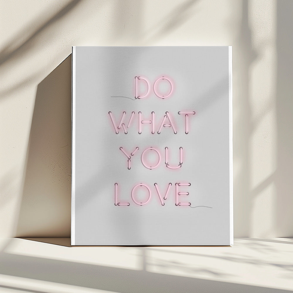 Neon Passie Boodschap | Canvas