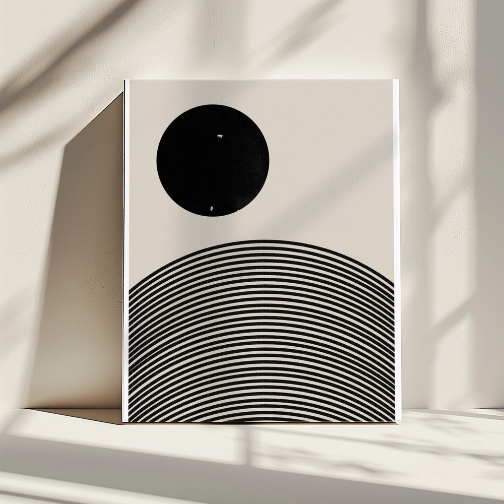 Draaiend silhouet | Canvas
