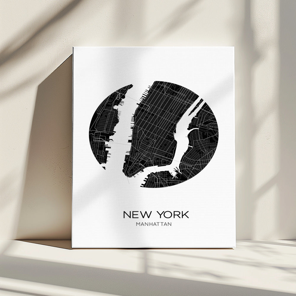 Circulair stadsgezicht | Canvas