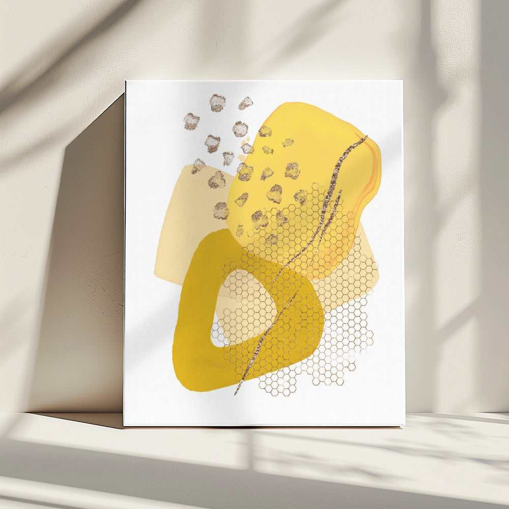 Goud van de maan | Canvas
