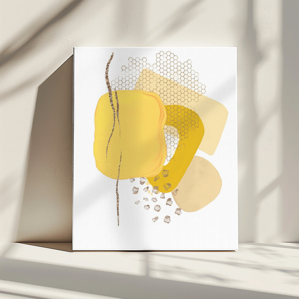 Maanlicht goud | Canvas