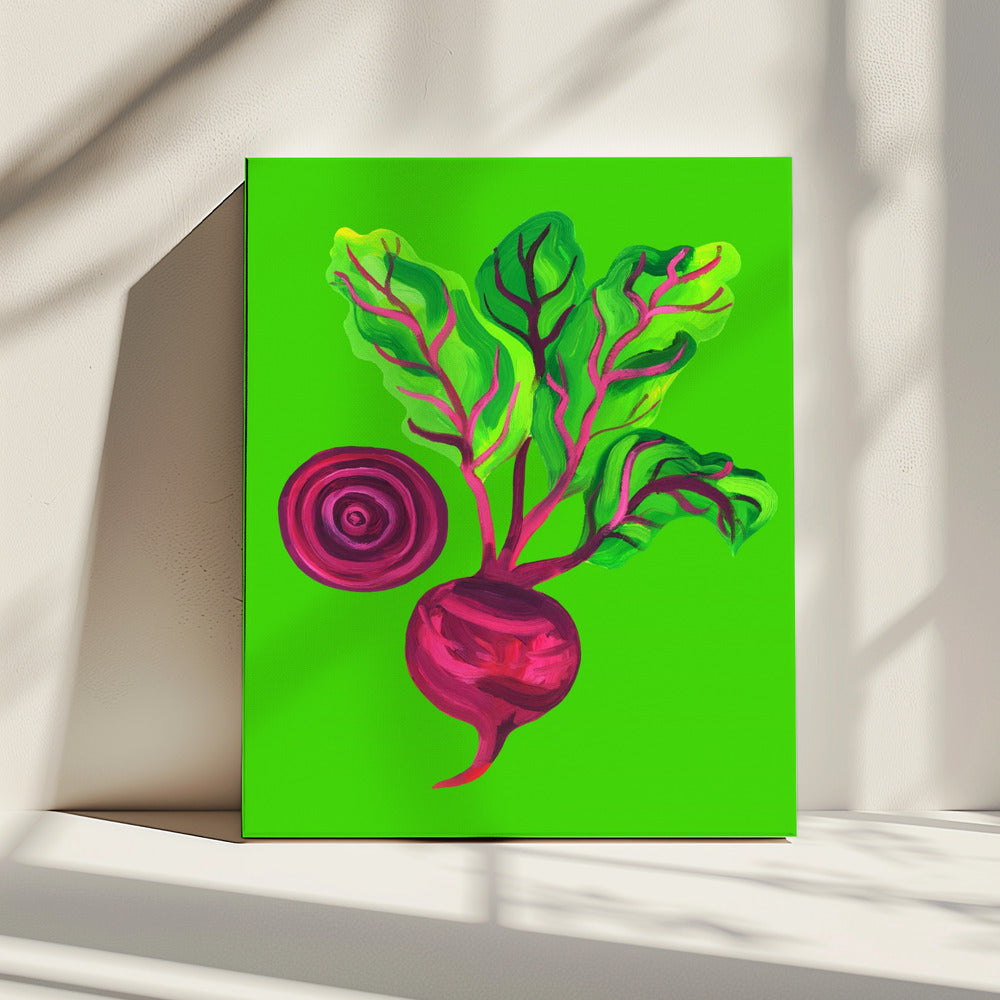 Bietenwerveling Groen | Canvas