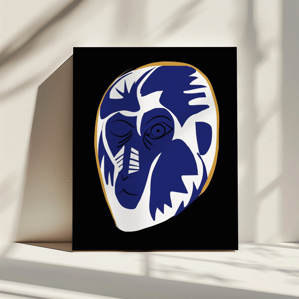 Abstracte maskerillusie | Canvas