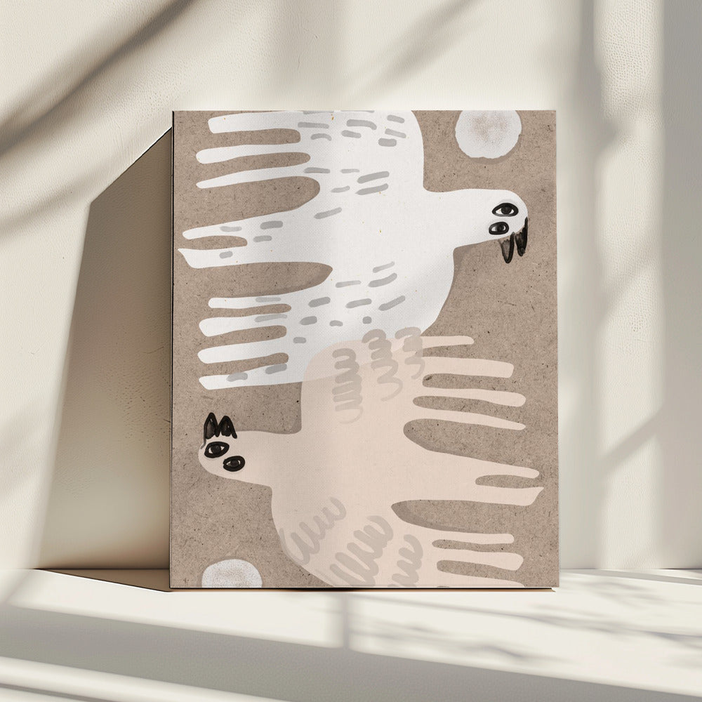 Dubbele Vlucht Harmonie | Canvas