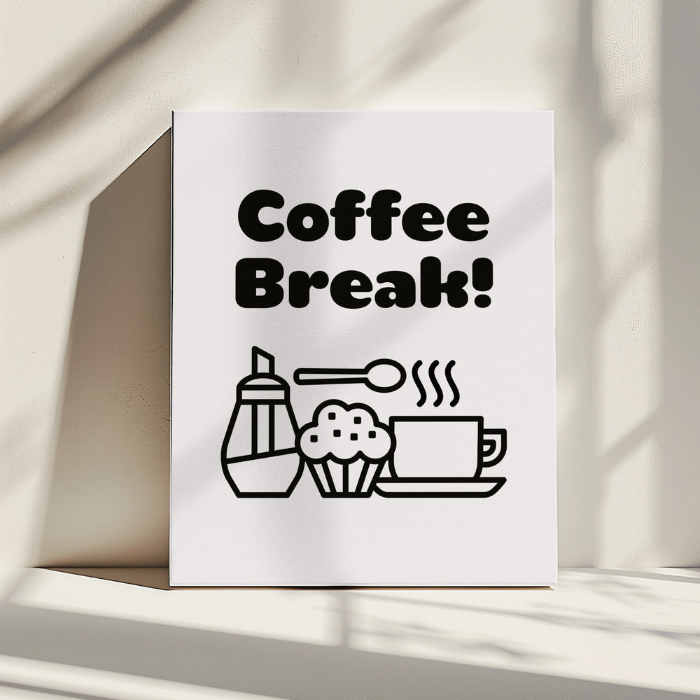 Koffiepauze | Canvas
