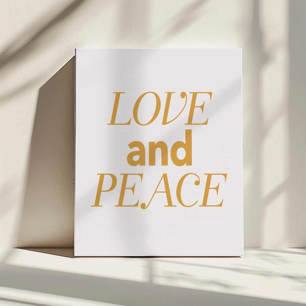 Liefde en vrede | Canvas