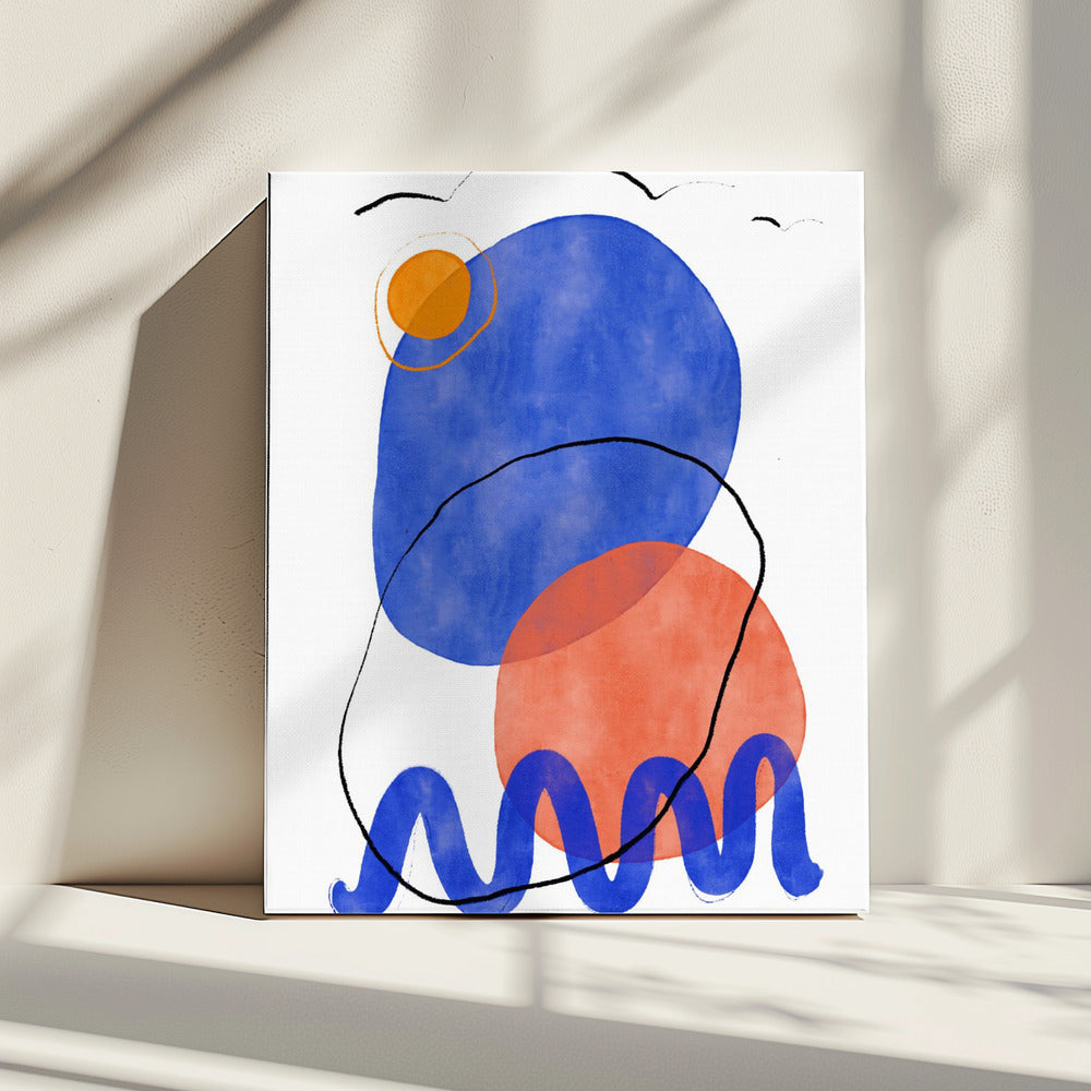 Abstracte Eenzaamheid | Canvas