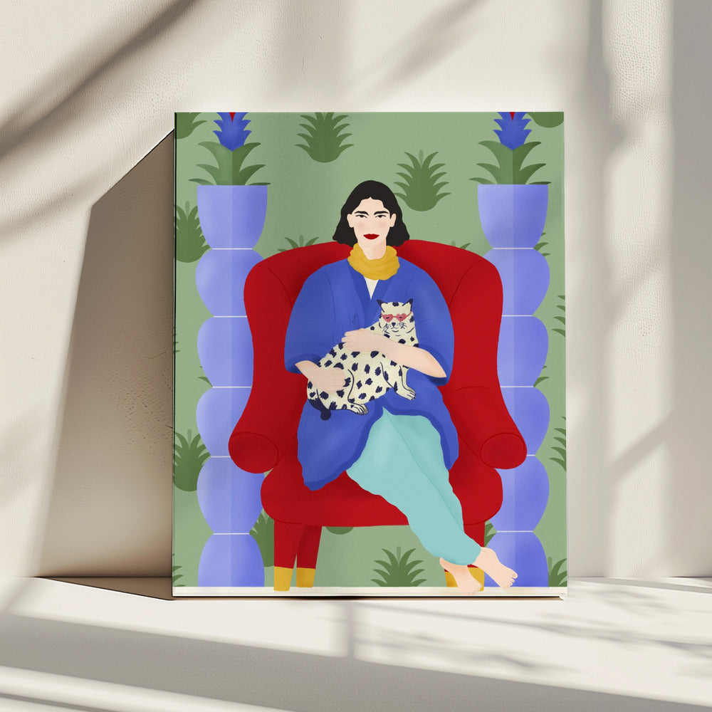 Kattenkoningin | Canvas