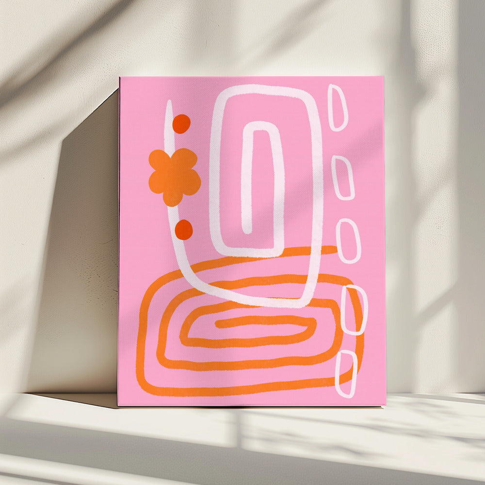 Spiraalvormig Bloomscape | Canvas