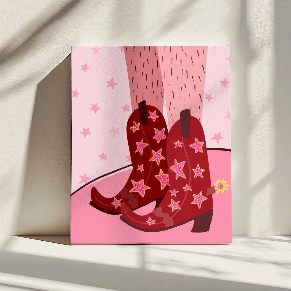 Sterrenlaarzen | Canvas