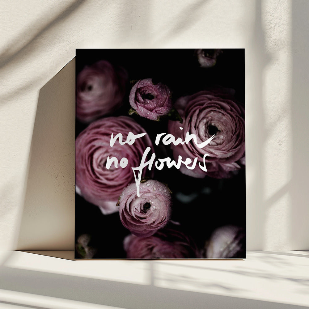 Geen regen, geen bloemen 2 | Canvas