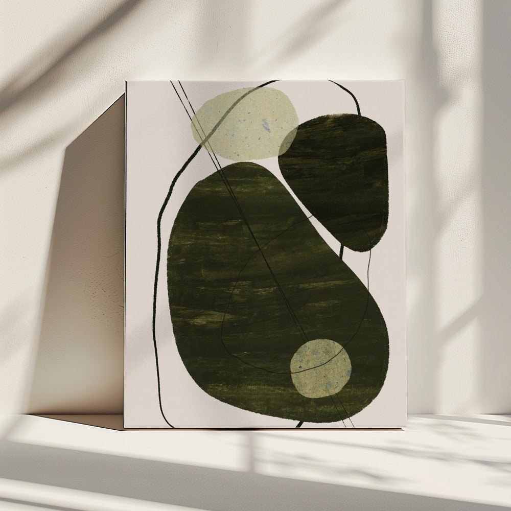 Aardse abstractie | Canvas