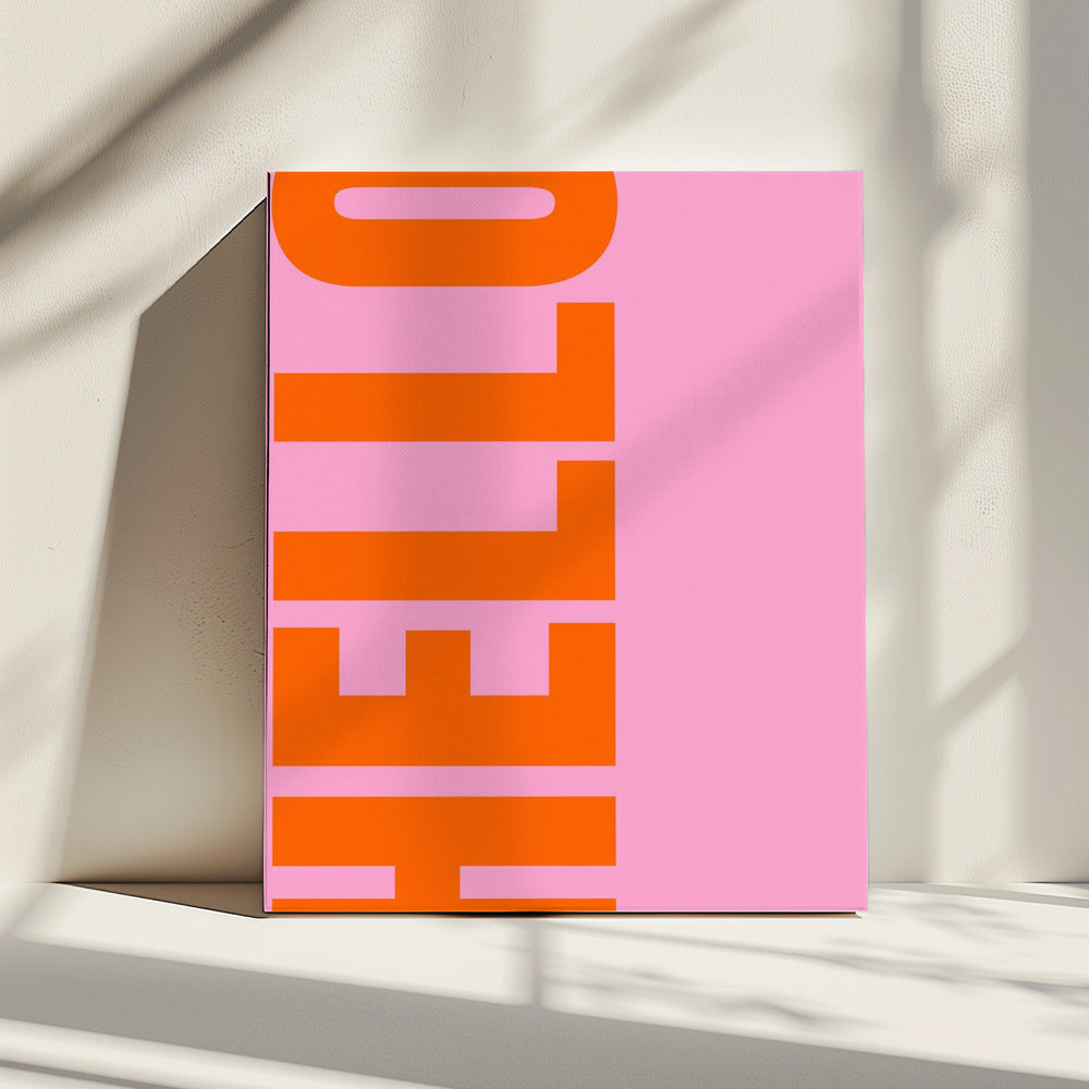 Gedurfde groetuitbarsting | Canvas