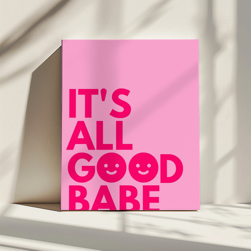 Roze Cheer Vibes | Canvas
