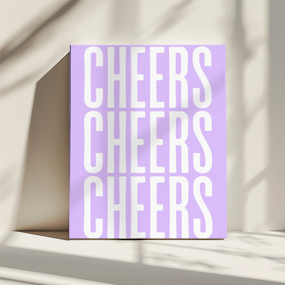 Driedubbele Cheers Delight | Canvas