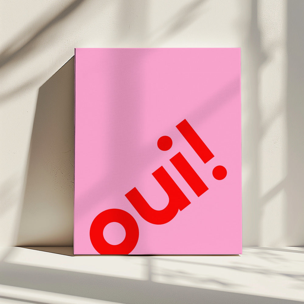 Ja in vette letters | Canvas