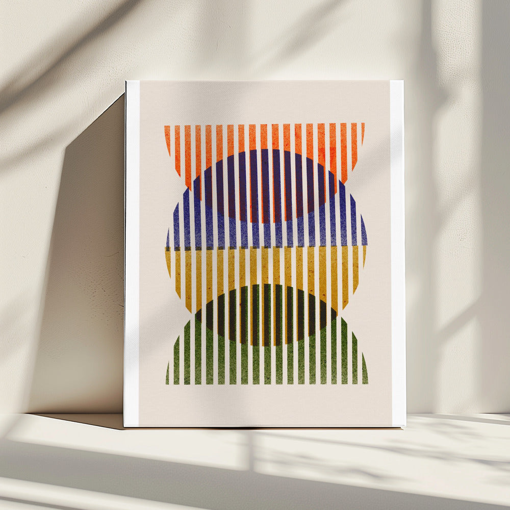 Gestreept Spectrum | Canvas