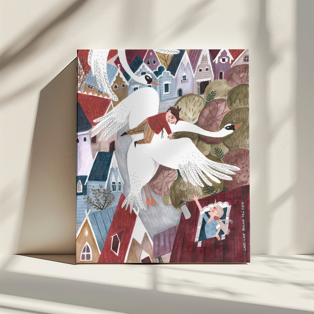 De magische wilde ganzen | Canvas