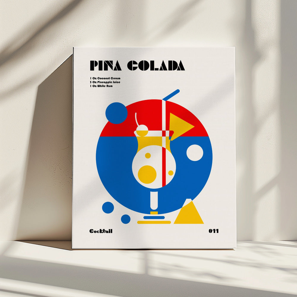 Pina Colada Bauhaus-cocktail | Canvas