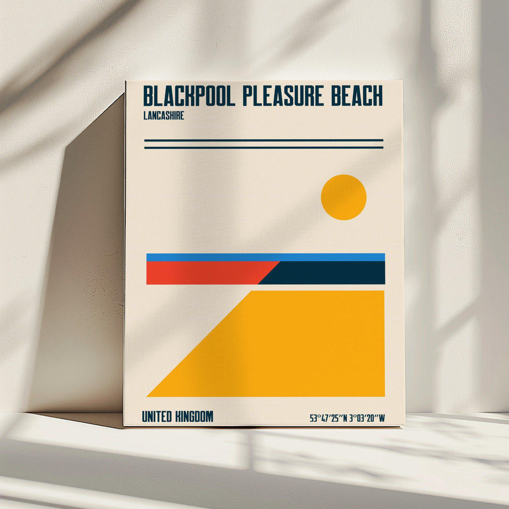 Reisposter van Blackpool Pleasure Beach | Canvas