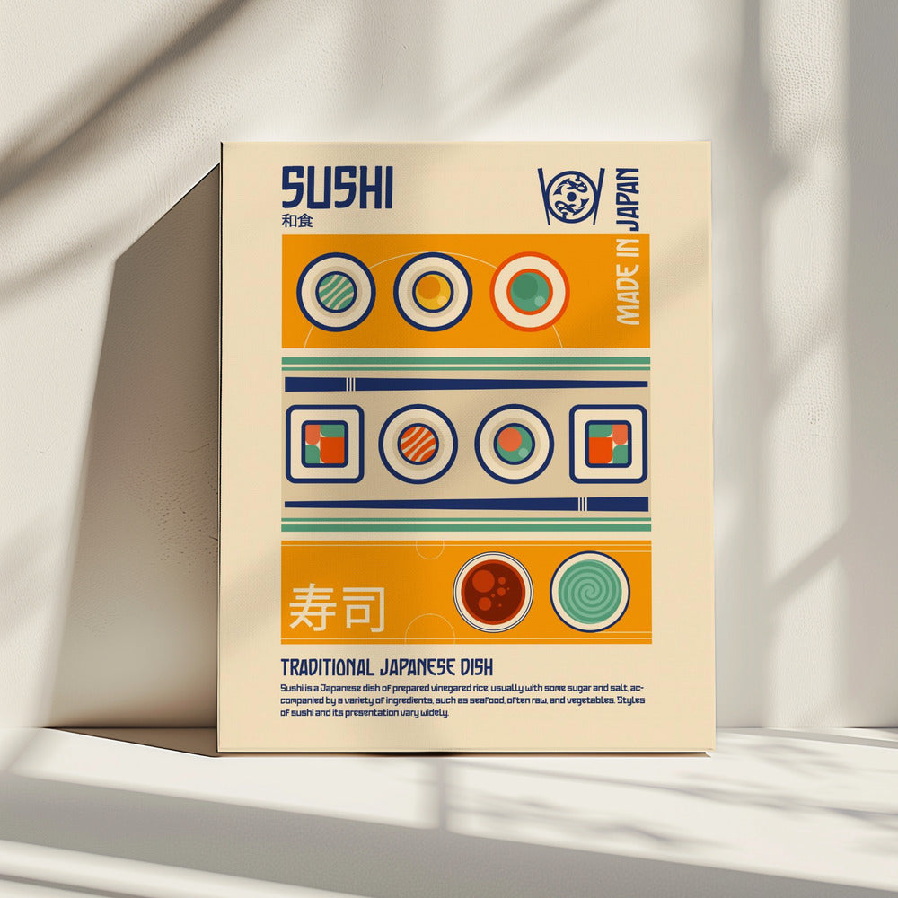 Sushi Japans eten print | Canvas