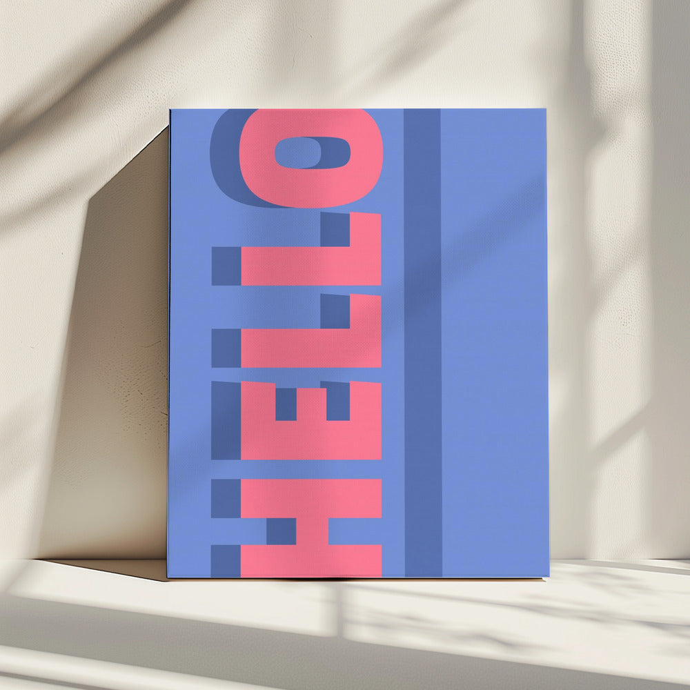 Retro Greeting | Canvas