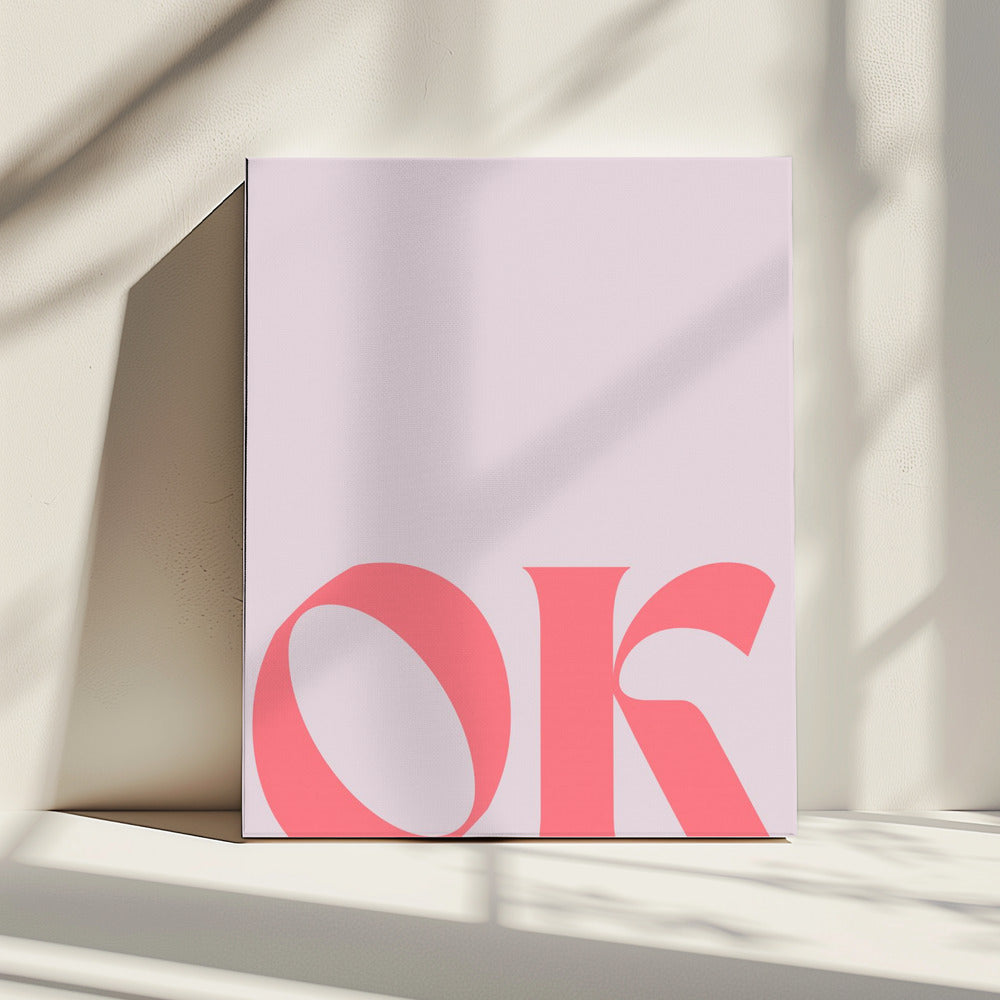 Gedurfd roze | Canvas