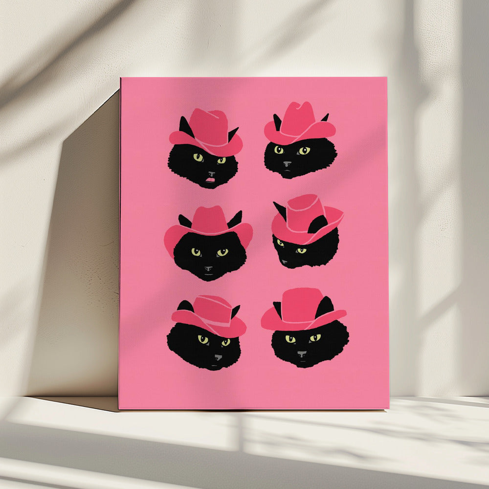 Marcy de Cowgirl Cat | Canvas