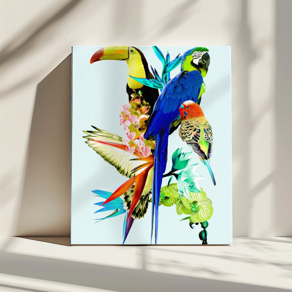 Paradijsvogels II | Canvas