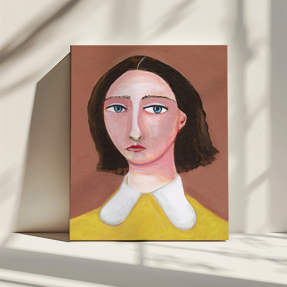 Dame kijkt | Canvas