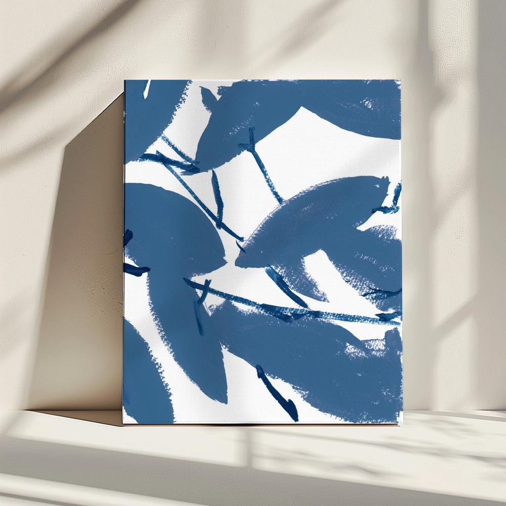 Blue Floral No1 | Canvas