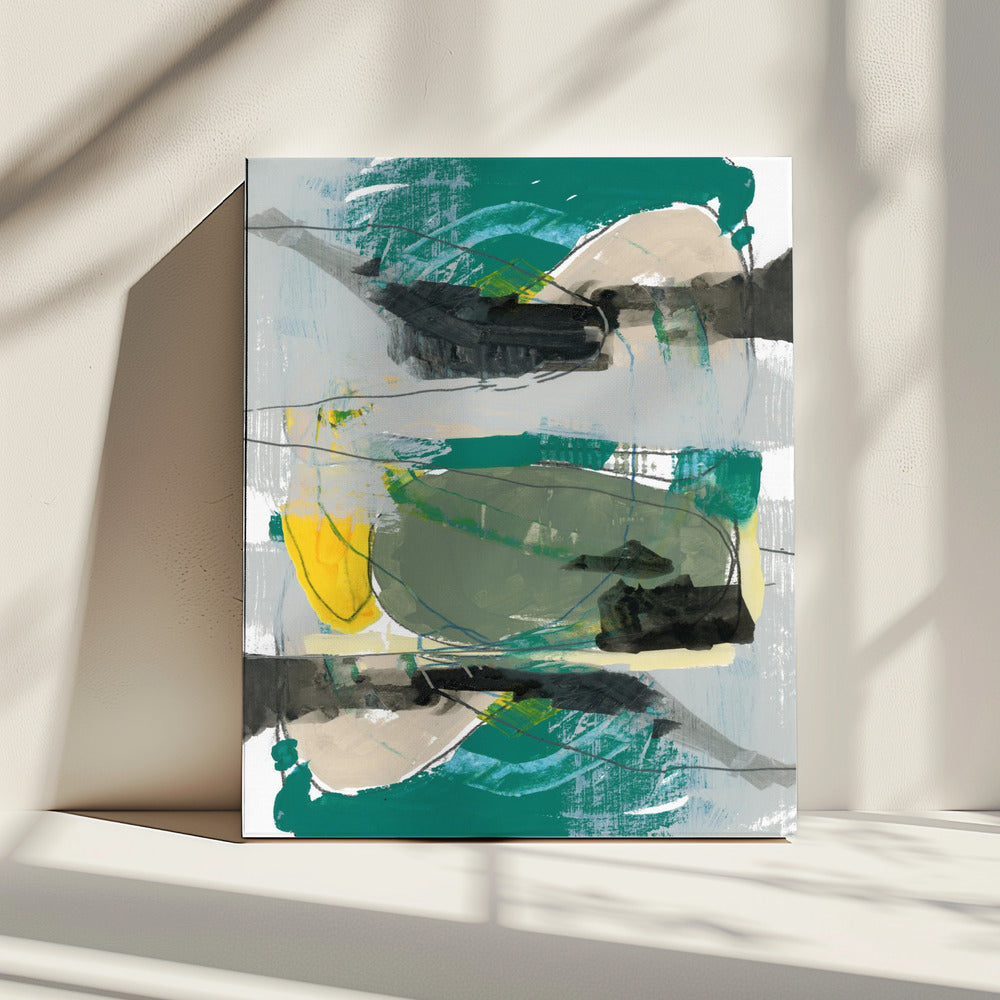 Hedendaags Groen No1 | Canvas