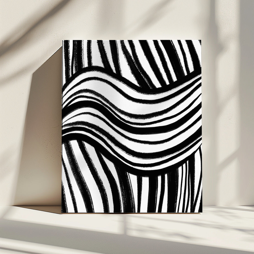 Golf van strepen | Canvas