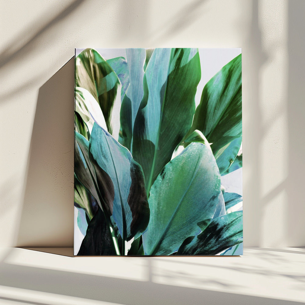 Groene bladeren I | Canvas