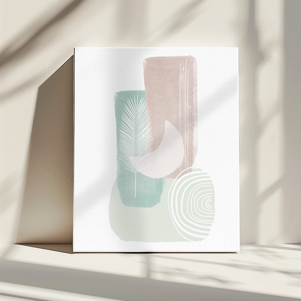 Vormen in pastel | Canvas