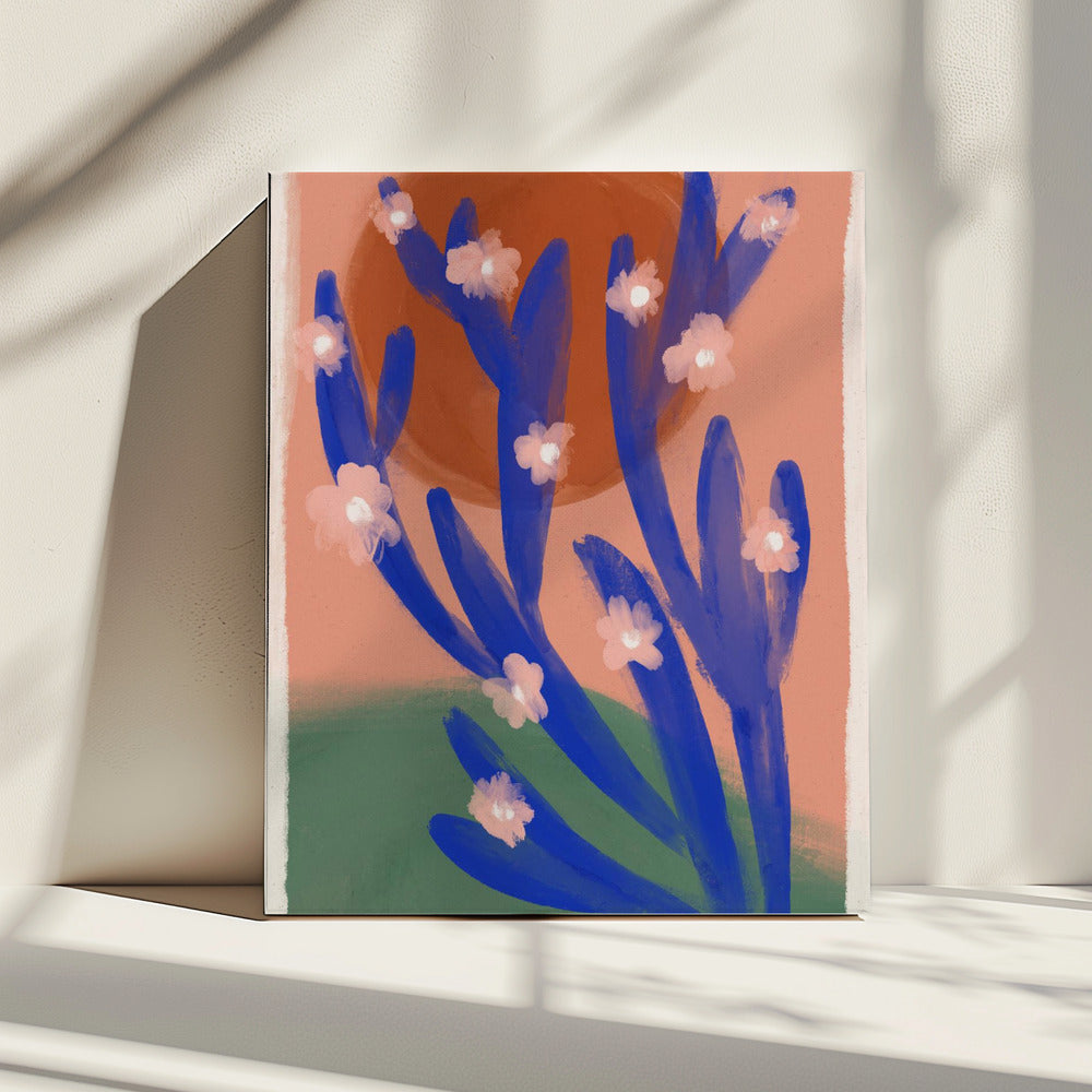 Bloeiende Schemering | Canvas