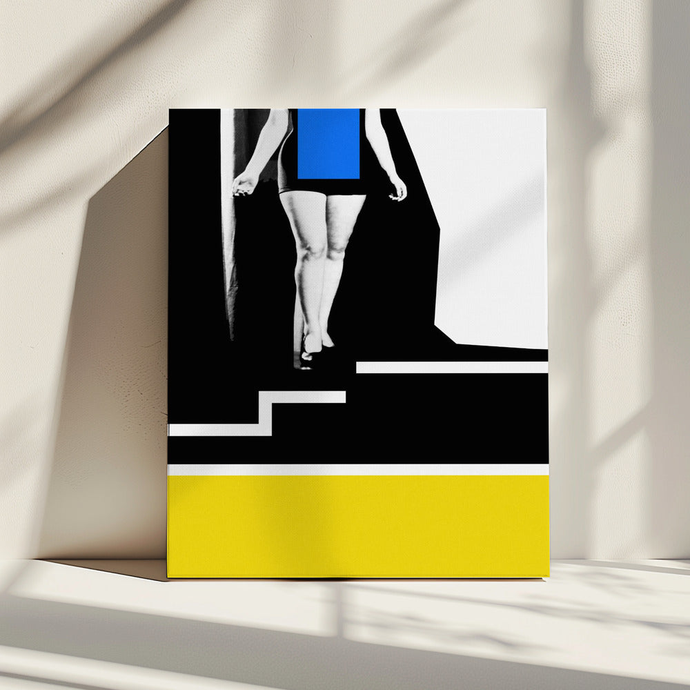 Fotocollage Dame No1 | Canvas