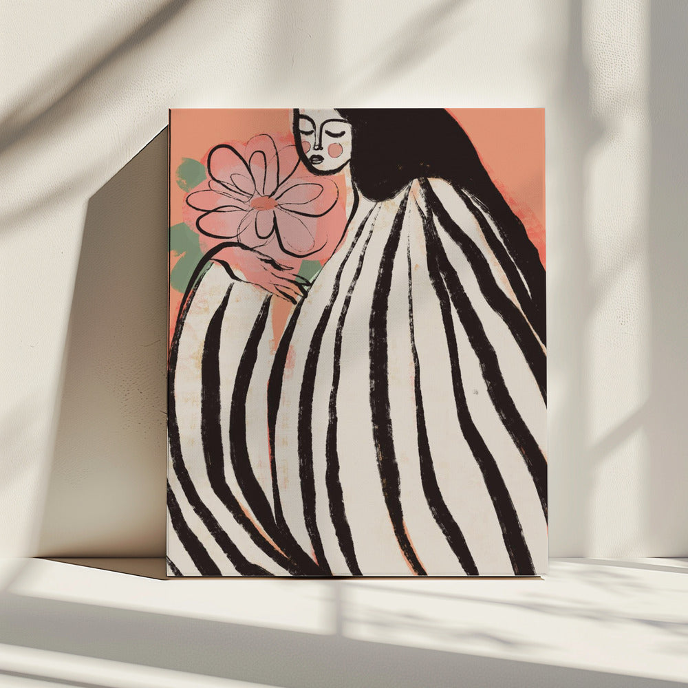 Een Stil Moment (Perzik) | Canvas