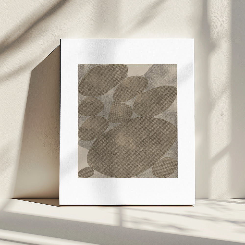 Ovale Sereniteit | Canvas