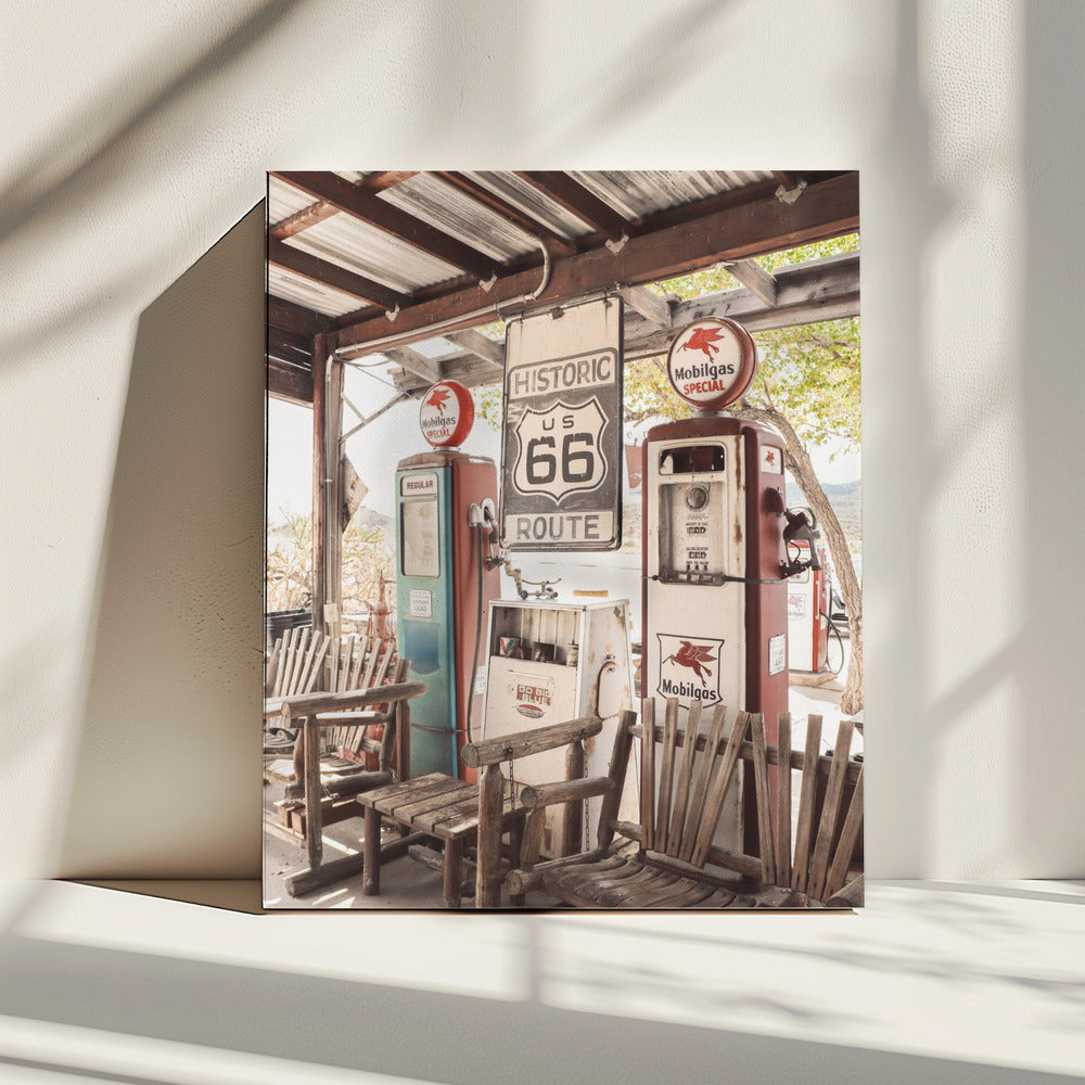 Tankstation Route 66 | Canvas