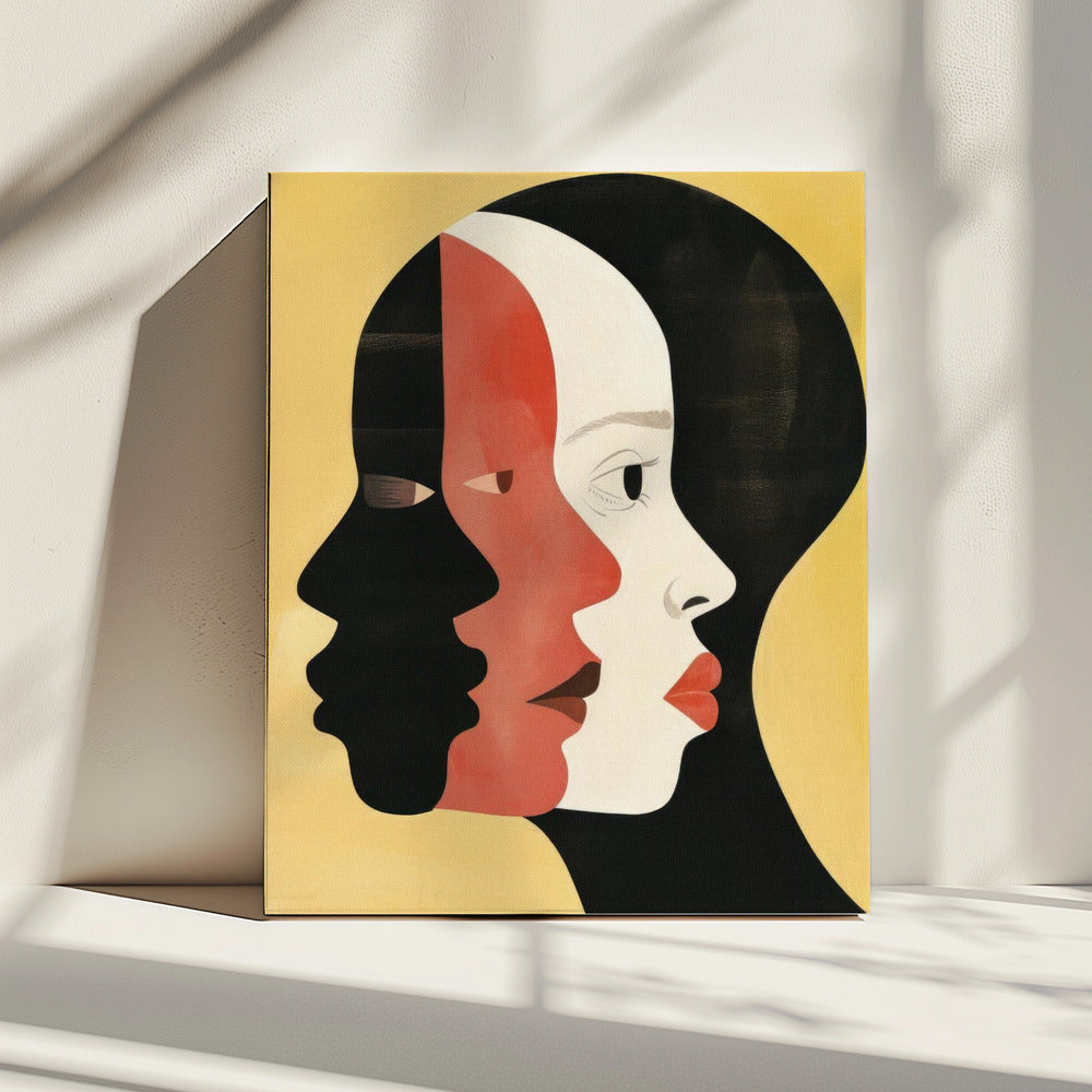 Afrikaanse kunst Smooth 4 | Canvas