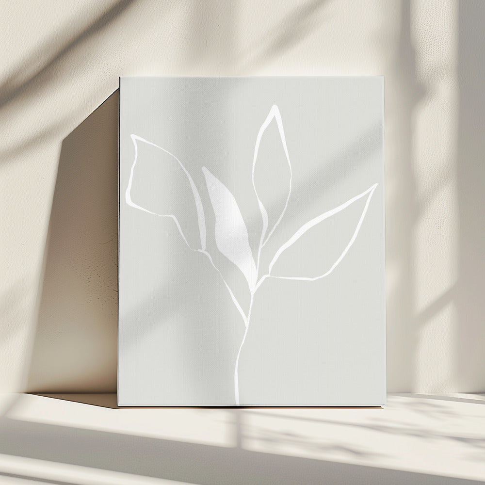 Fluisteringen van de natuur met zachte bloemen | Canvas