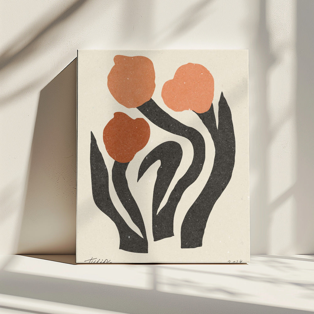 Moderne Bloem 02 | Canvas