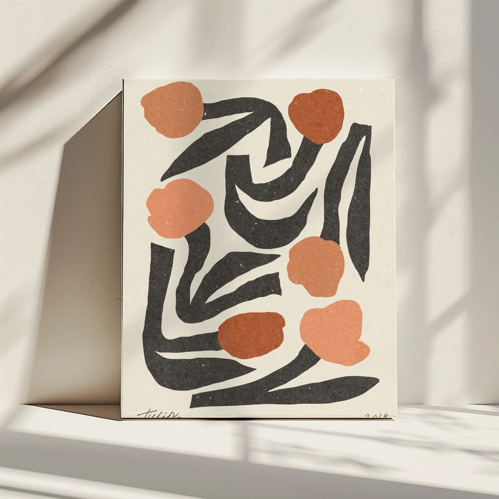 Moderne Bloem 03 | Canvas