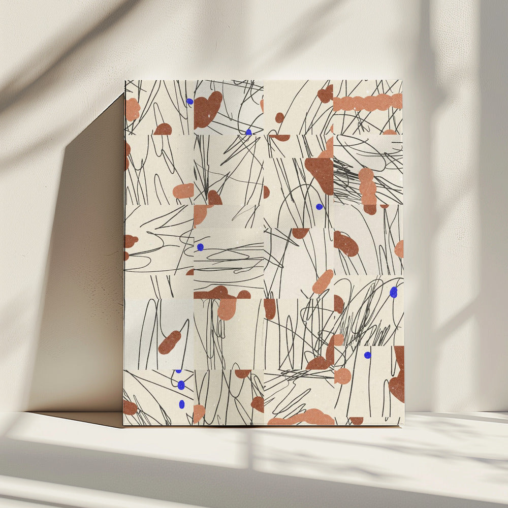 Abstracte compositie 2 | Canvas