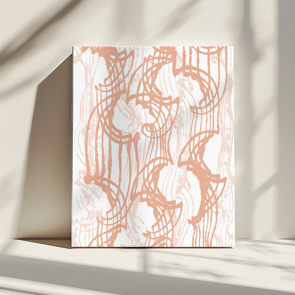 Patronen en gebogen lijnen | Canvas