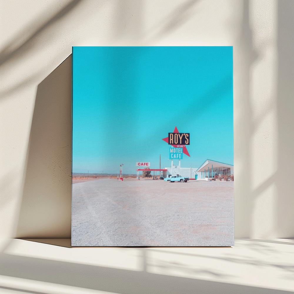 Roy's Motel Cafe Vintage Bord | Canvas